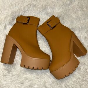 Chunky Platform Ankle Boots
